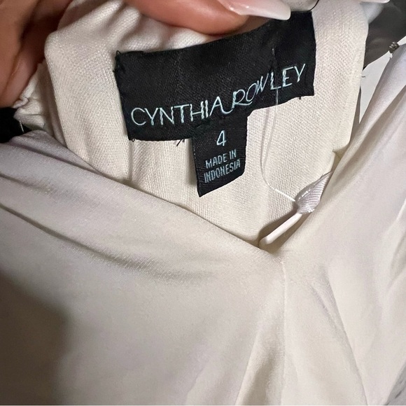 NEW Cynthia Rowley Draped Jersey Jumpsuit SZ 4 - Picture 5 of 5